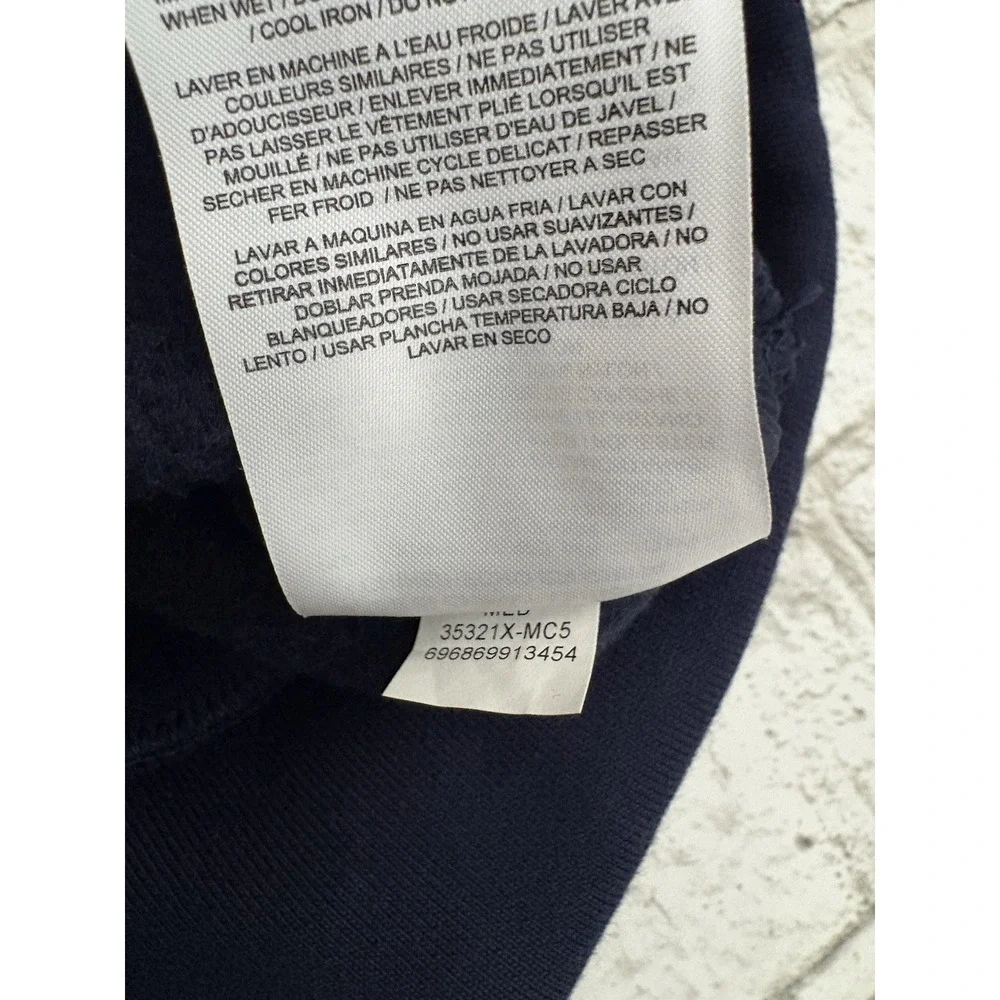 Jordan Hoodie Men Medium Blue 465 Icon‎ Fleece Michigan Wolverines Tech Full Zip